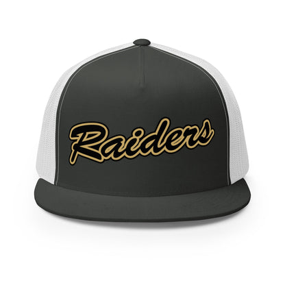 Performance | 5 Panel Trucker Cap | 12U Riverview Raiders | Script Logo
