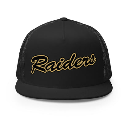 Performance | 5 Panel Trucker Cap | 12U Riverview Raiders | Script Logo