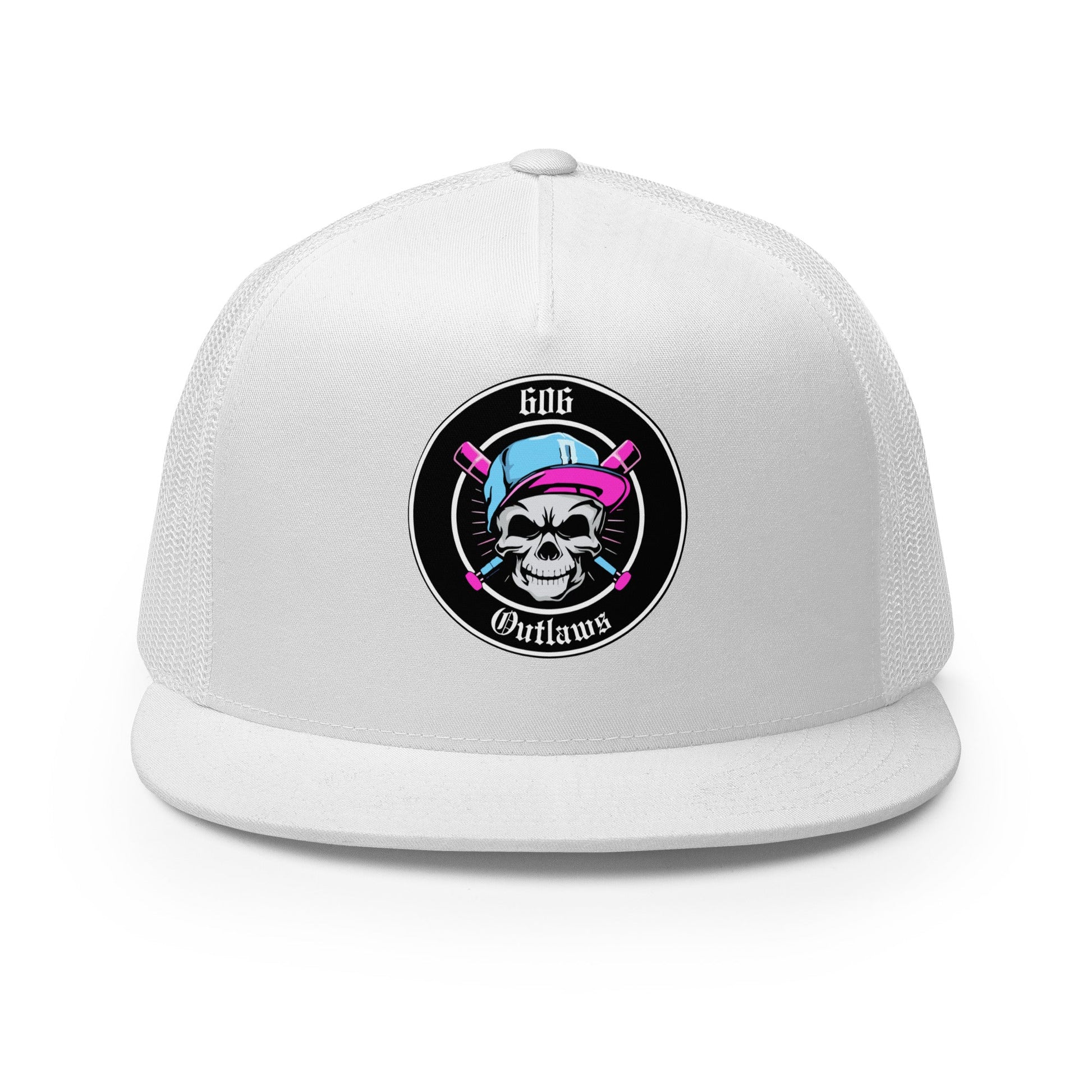 Performance | 5 Panel Trucker Cap | 606 Outlaws Baseball | Badge Logo