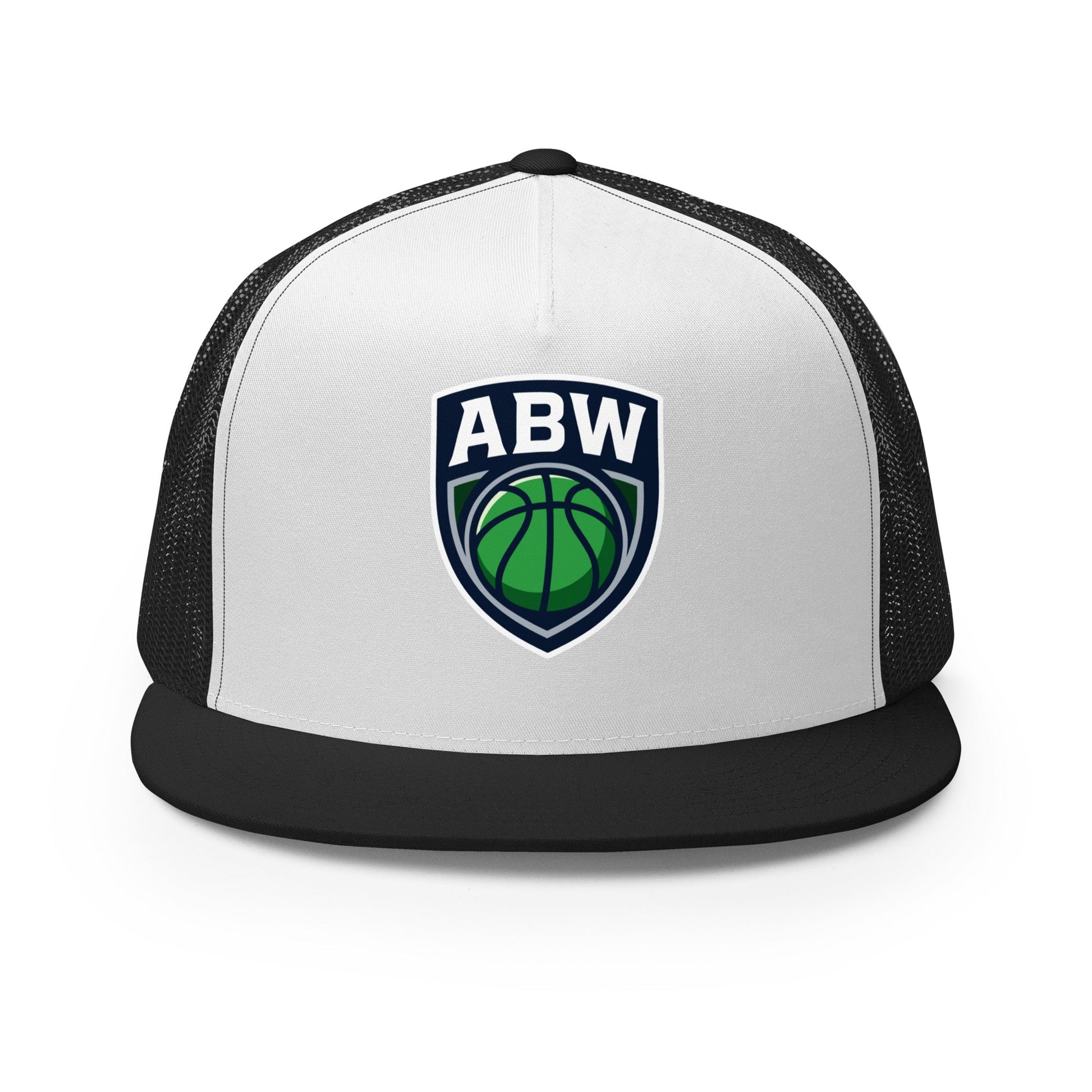 Performance | 5 Panel Trucker Cap | A Better Way Basketball Program | Shield Logo
