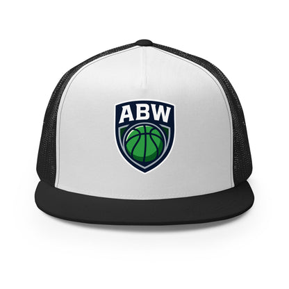 Performance | 5 Panel Trucker Cap | A Better Way Basketball Program | Shield Logo