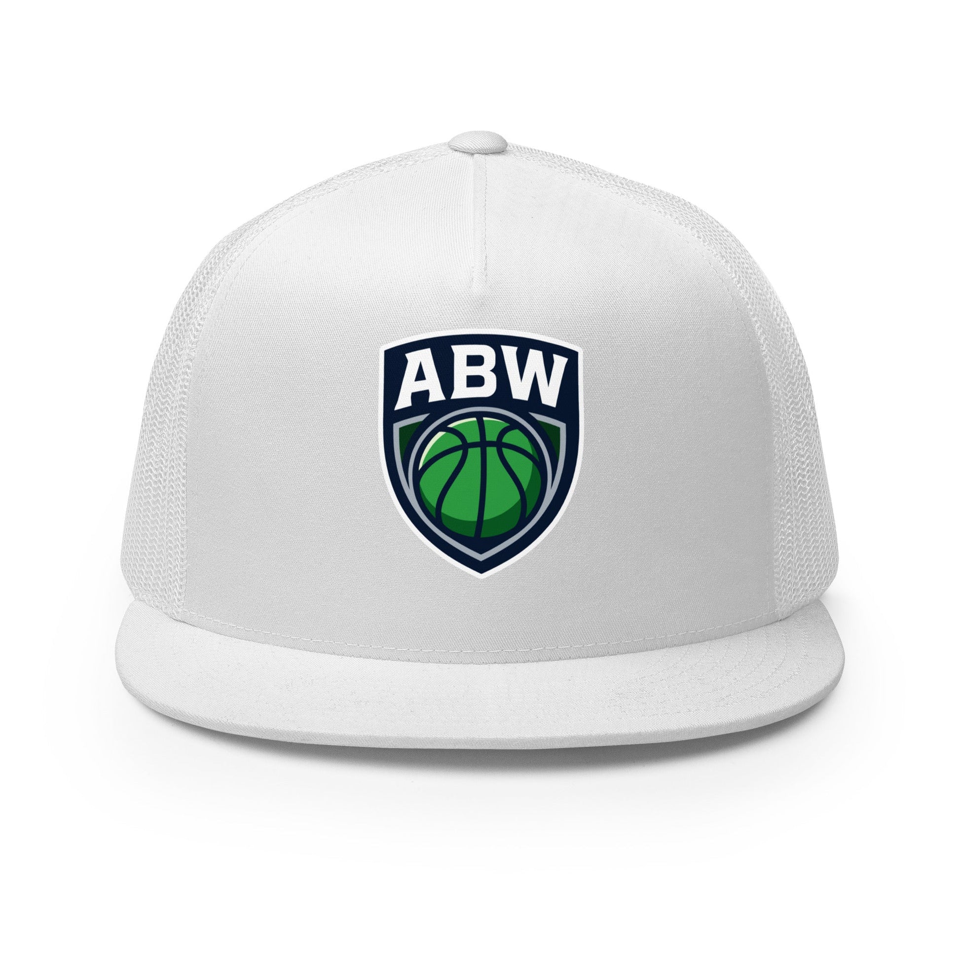 Performance | 5 Panel Trucker Cap | A Better Way Basketball Program | Shield Logo