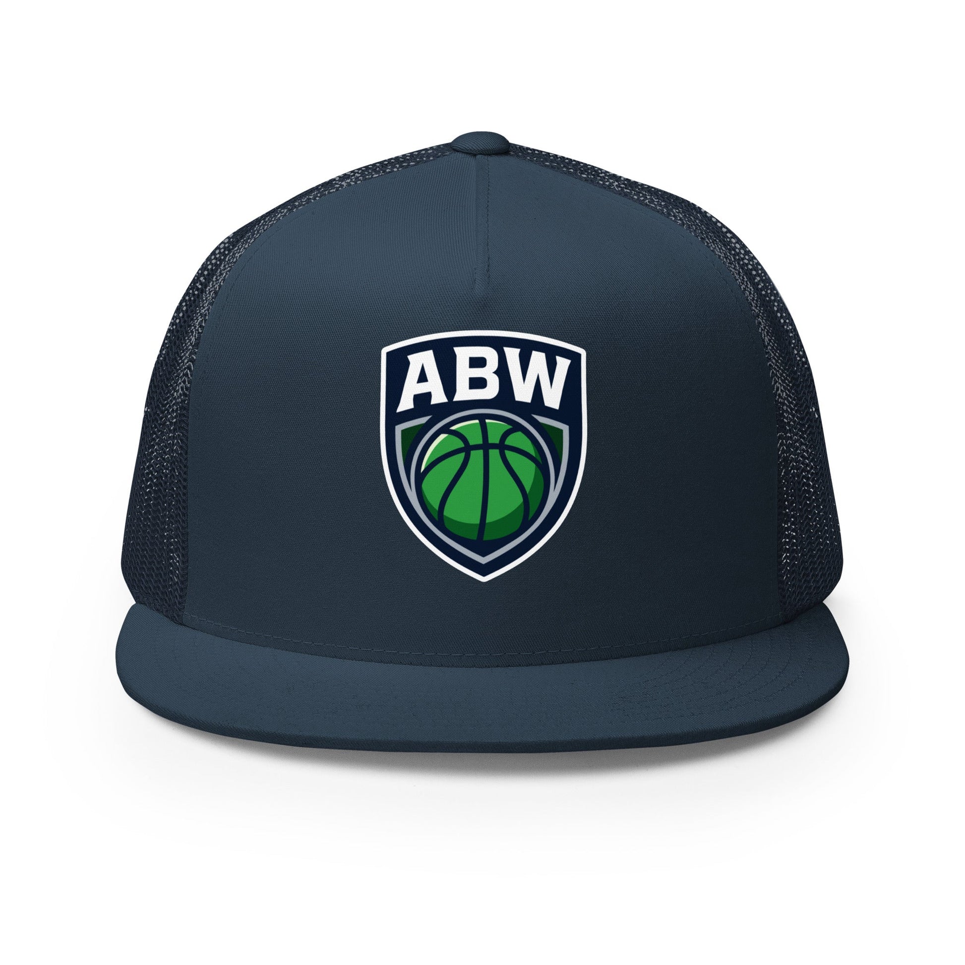 Performance | 5 Panel Trucker Cap | A Better Way Basketball Program | Shield Logo