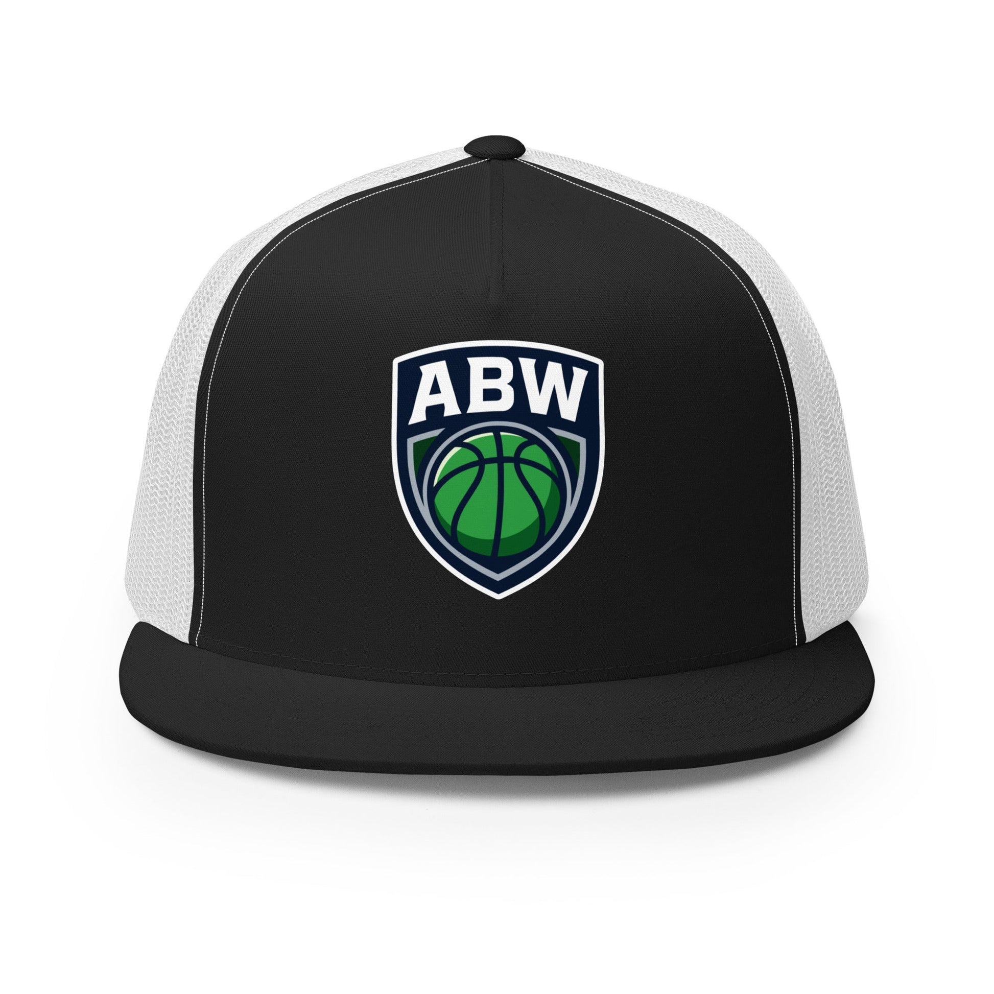 Performance | 5 Panel Trucker Cap | A Better Way Basketball Program | Shield Logo