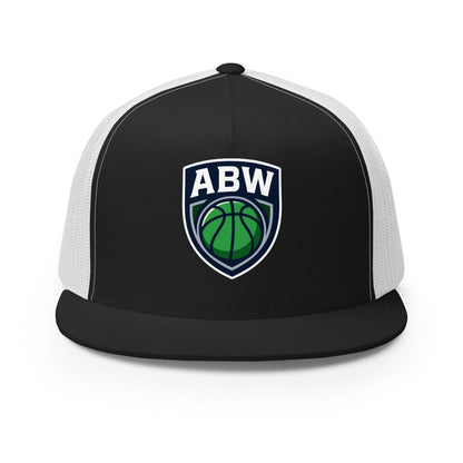 Performance | 5 Panel Trucker Cap | A Better Way Basketball Program | Shield Logo