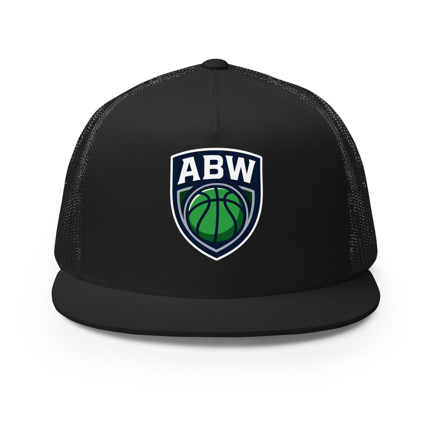 Performance | 5 Panel Trucker Cap | A Better Way Basketball Program | Shield Logo