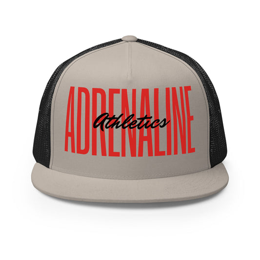 Performance | 5 Panel Trucker Cap | Adrenaline Athletics | Script Logo