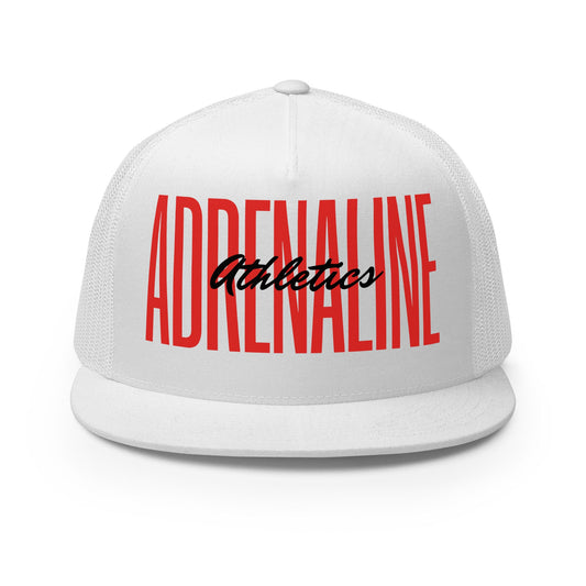 Performance | 5 Panel Trucker Cap | Adrenaline Athletics | Script Logo
