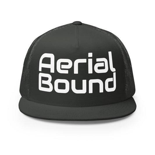 Performance | 5 Panel Trucker Cap | Aerial Bound Athletics | Script Logo