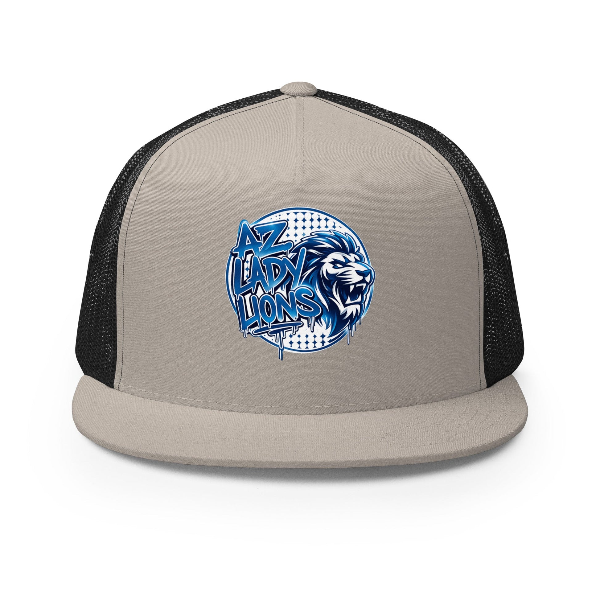 Performance | 5 Panel Trucker Cap | Arizona Lady Lions | Mascot Logo