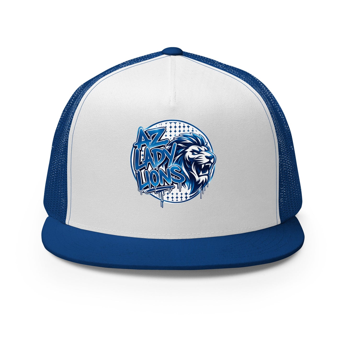Performance | 5 Panel Trucker Cap | Arizona Lady Lions | Mascot Logo
