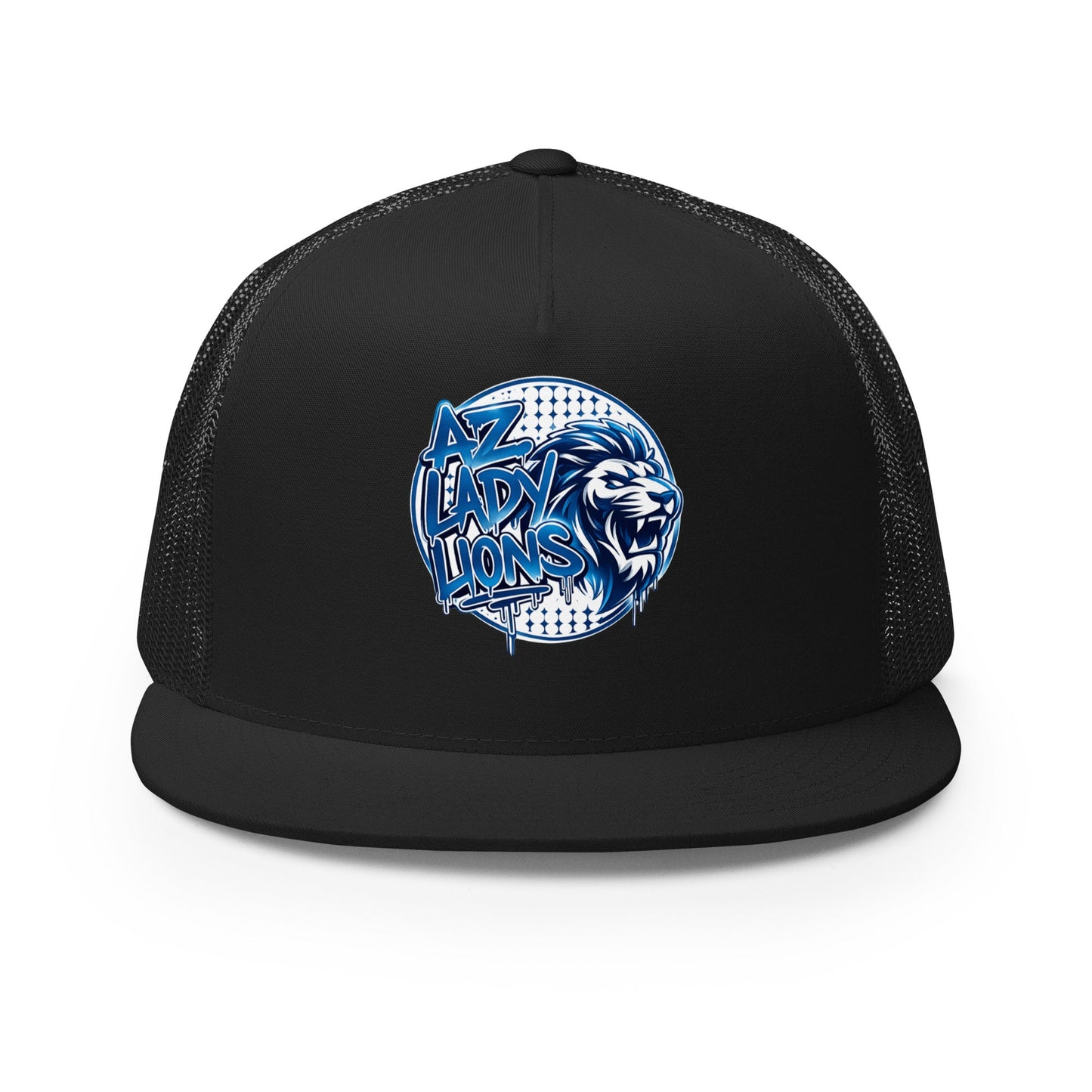 Performance | 5 Panel Trucker Cap | Arizona Lady Lions | Mascot Logo