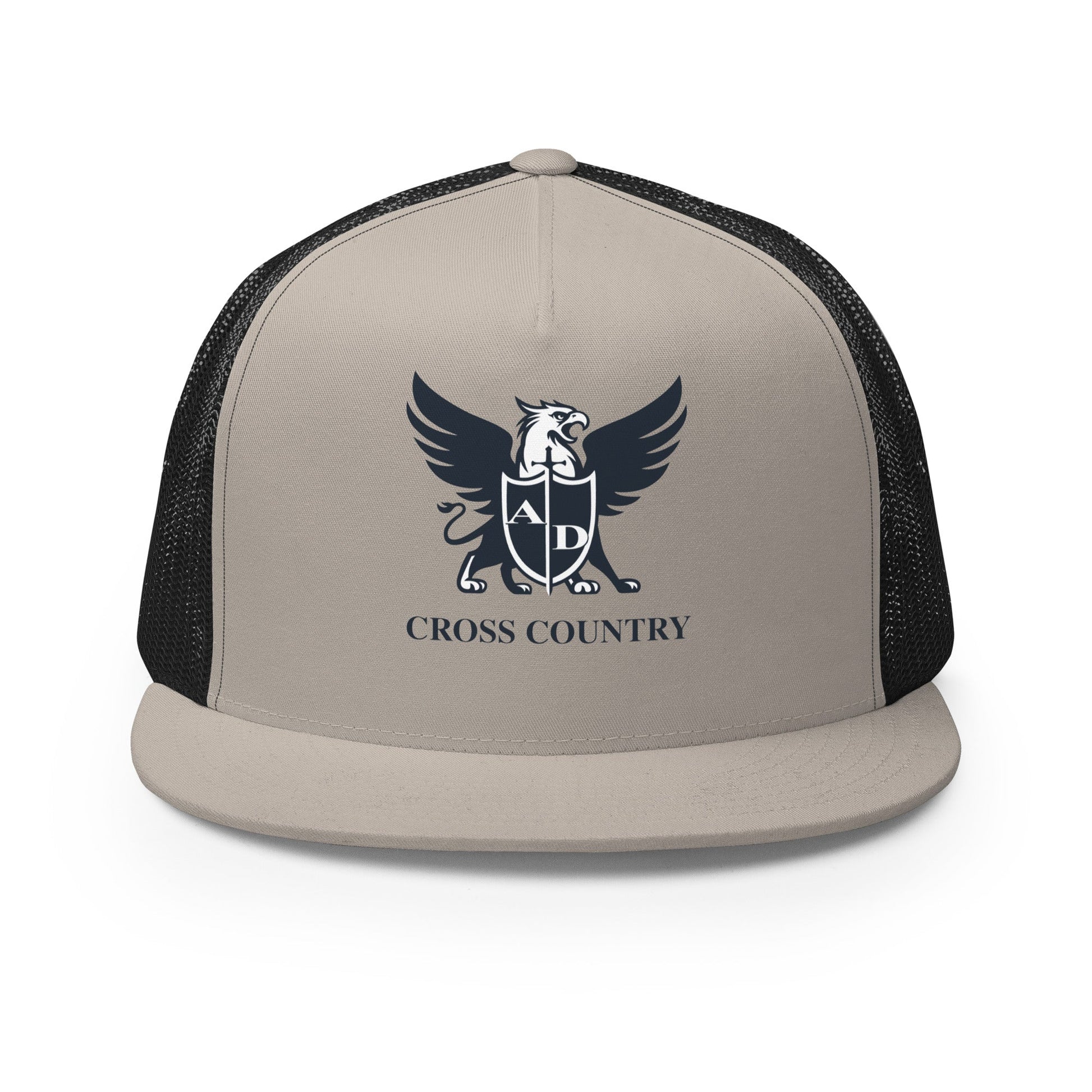 Performance | 5 Panel Trucker Cap | Arma Dei Academy Cross Country | Griffin Logo