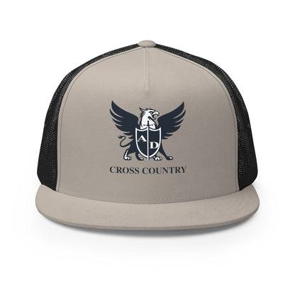 Performance | 5 Panel Trucker Cap | Arma Dei Academy Cross Country | Griffin Logo