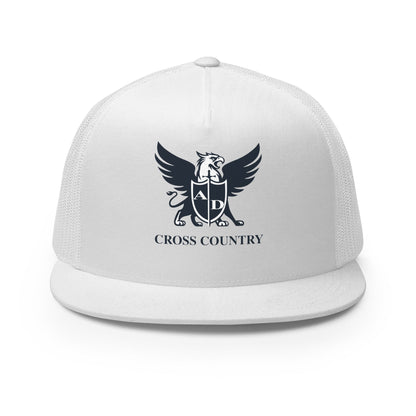 Performance | 5 Panel Trucker Cap | Arma Dei Academy Cross Country | Griffin Logo