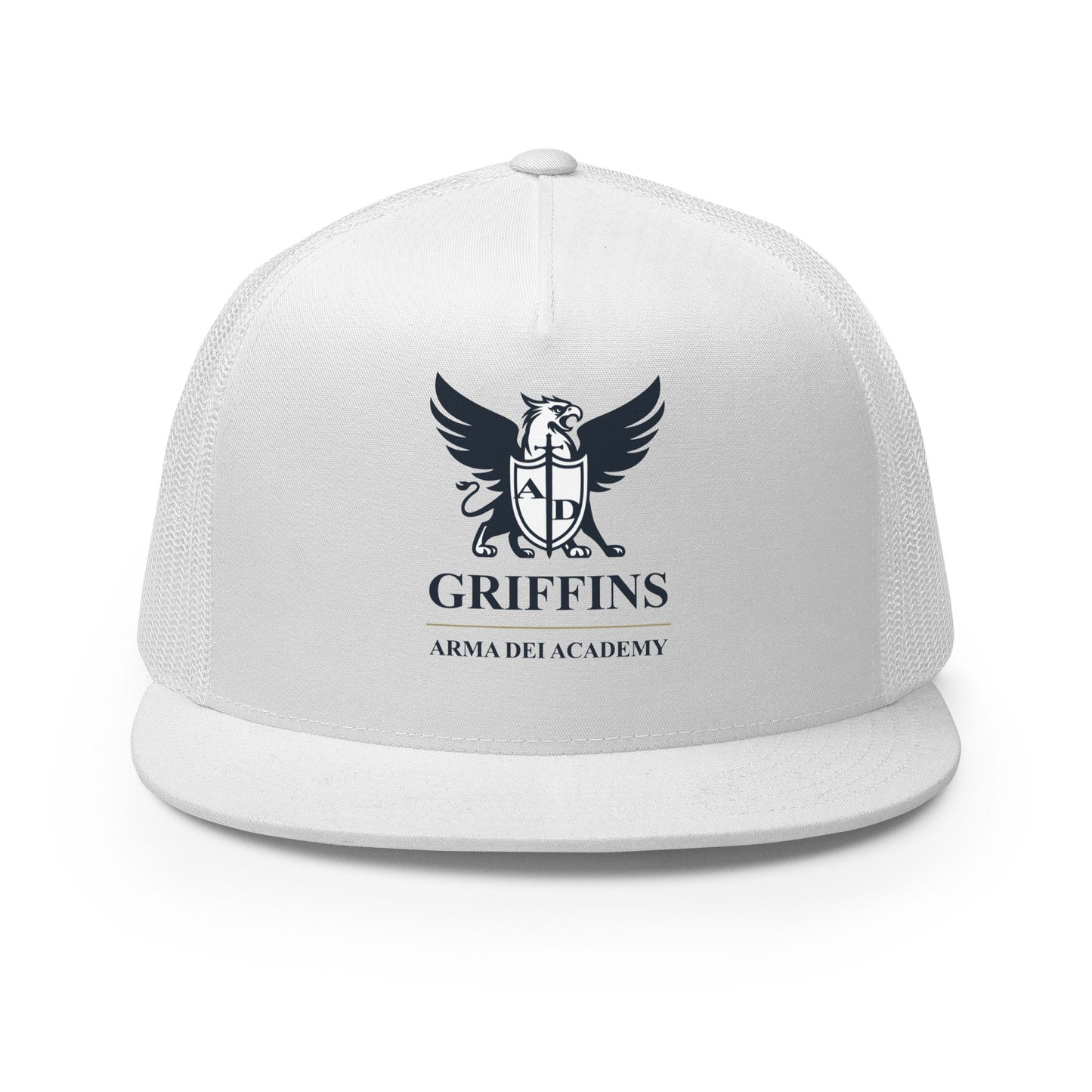 Performance | 5 Panel Trucker Cap | Arma Dei Academy | Griffins