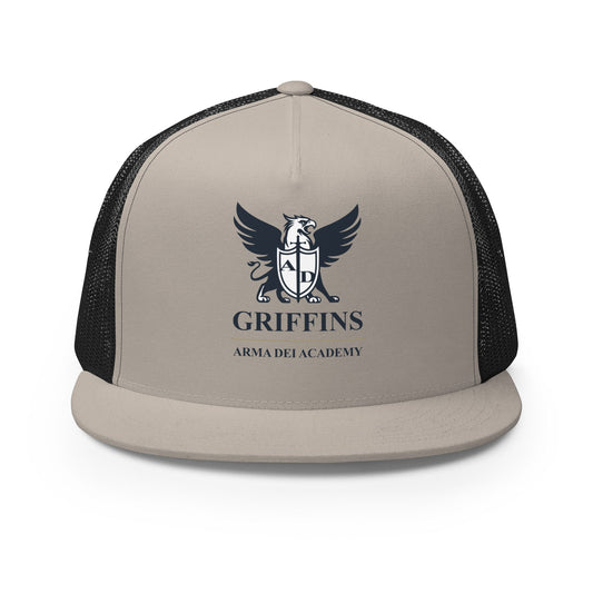 Performance | 5 Panel Trucker Cap | Arma Dei Academy | Griffins