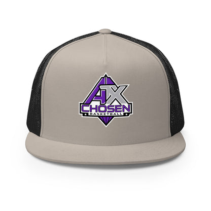 Performance | 5 Panel Trucker Cap | ATX CHOSEN Basketball | Icon Logo