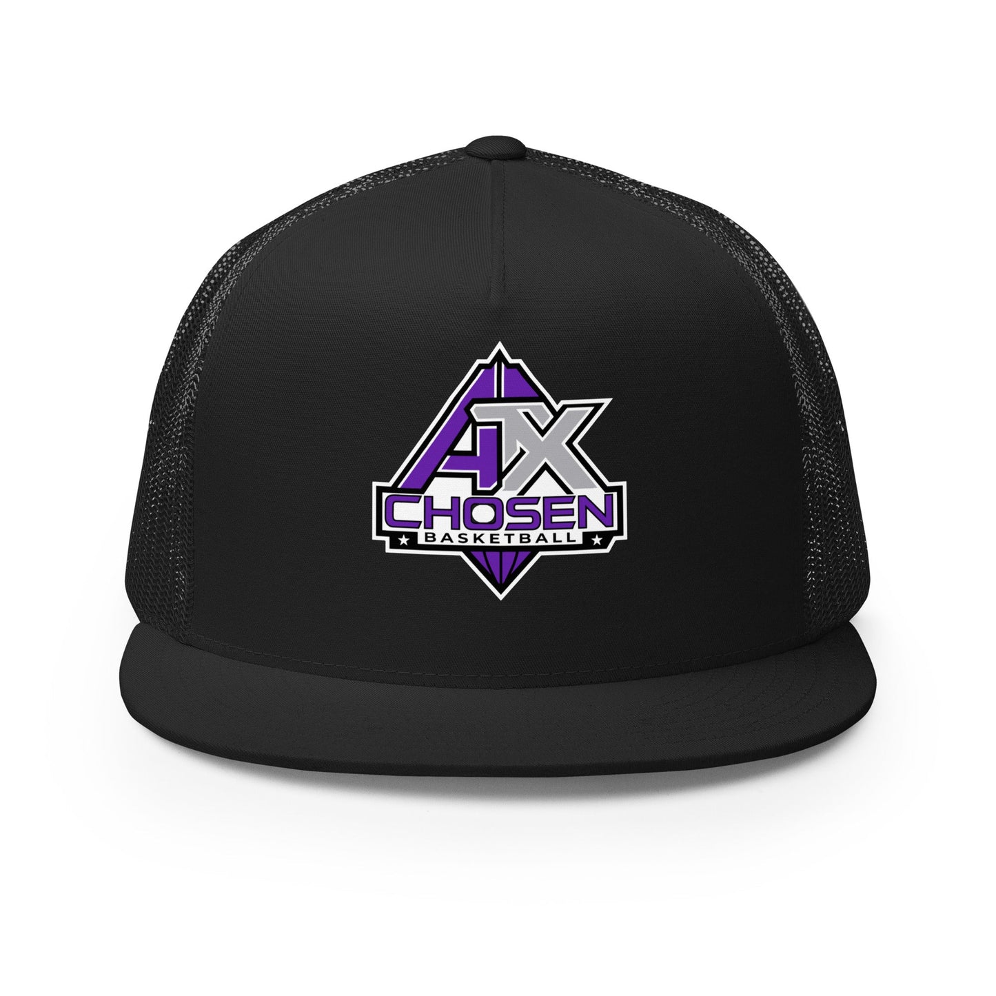 Performance | 5 Panel Trucker Cap | ATX CHOSEN Basketball | Icon Logo