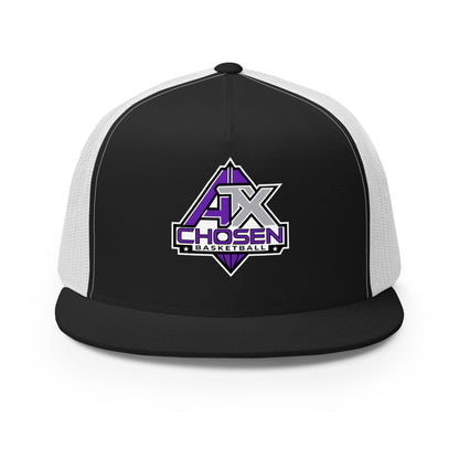 Performance | 5 Panel Trucker Cap | ATX CHOSEN Basketball | Icon Logo