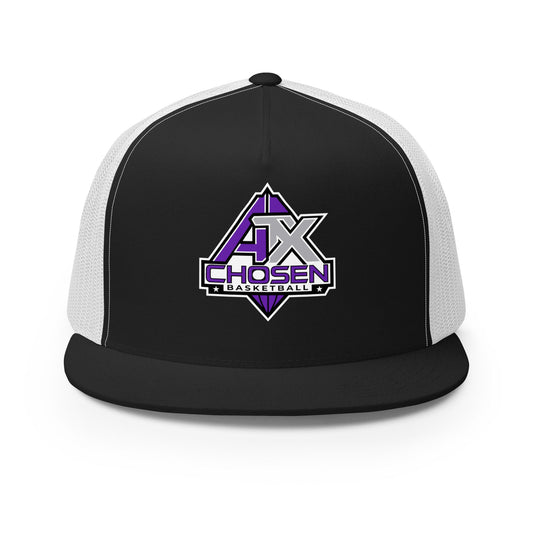 Performance | 5 Panel Trucker Cap | ATX CHOSEN Basketball | Icon Logo