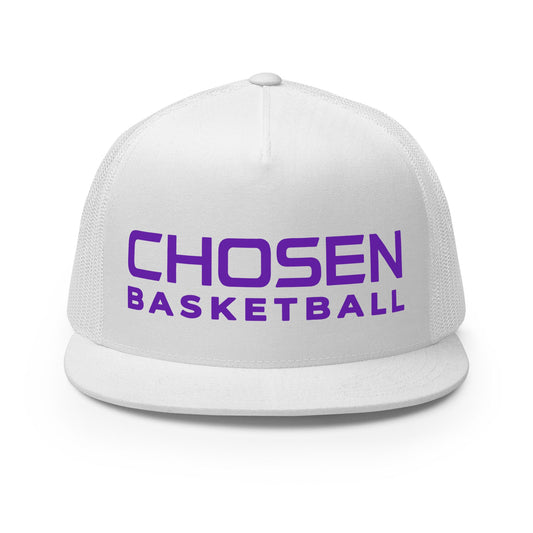 Performance | 5 Panel Trucker Cap | ATX CHOSEN Basketball | Modern Script Logo
