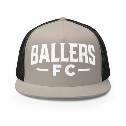 Performance | 5 Panel Trucker Cap | Ballers FC | Modern Script Logo