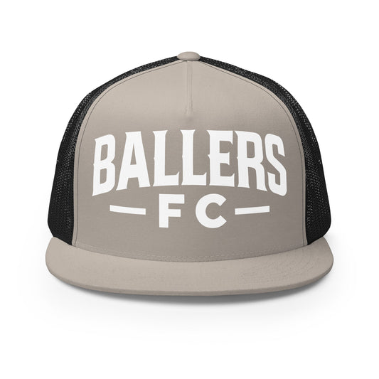 Performance | 5 Panel Trucker Cap | Ballers FC | Modern Script Logo