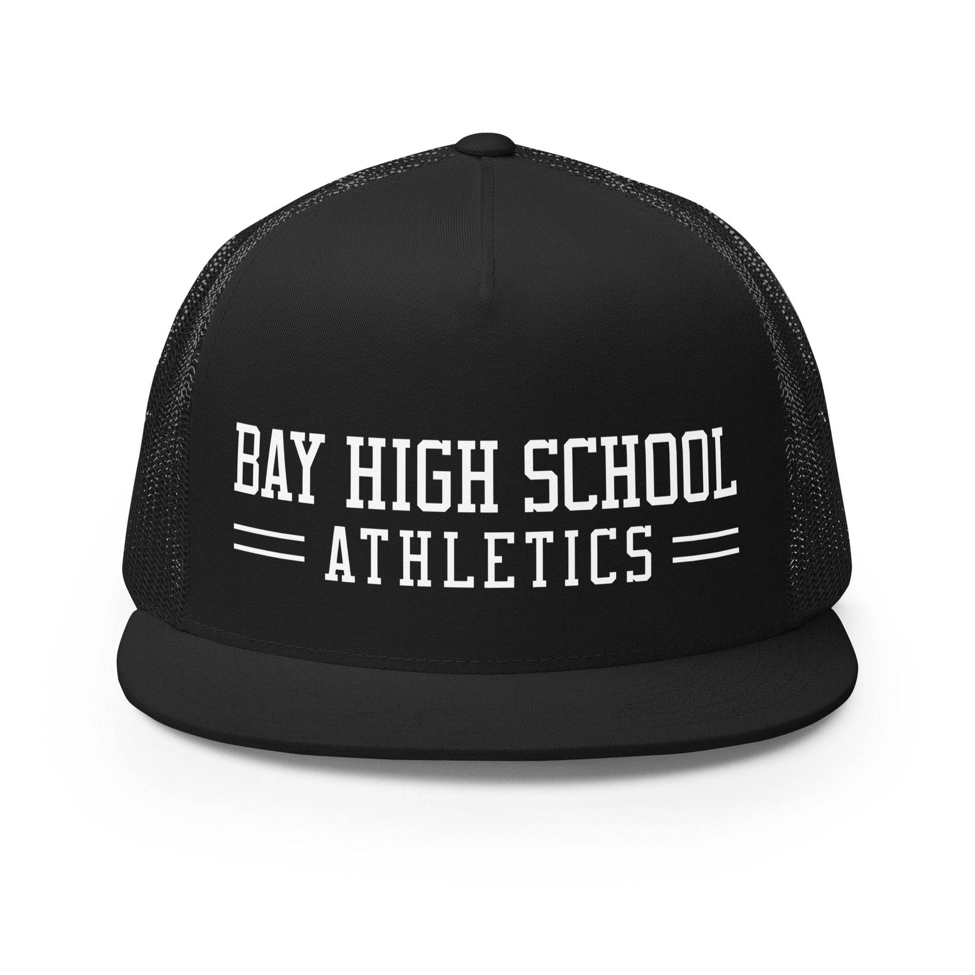 Performance | 5 Panel Trucker Cap | Bay High Softball | Modern Script Logo
