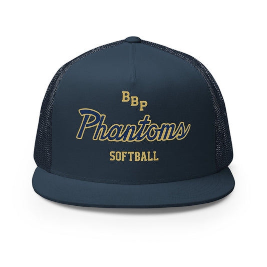 Performance | 5 Panel Trucker Cap | Bayport - Bluepoint Softball