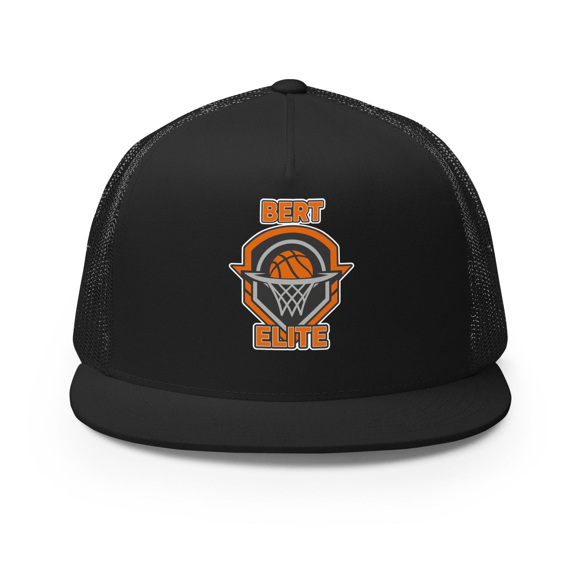 Performance | 5 Panel Trucker Cap | Bert Elite AAU | Hoop Badge Logo