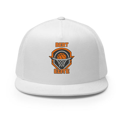 Performance | 5 Panel Trucker Cap | Bert Elite AAU | Hoop Badge Logo