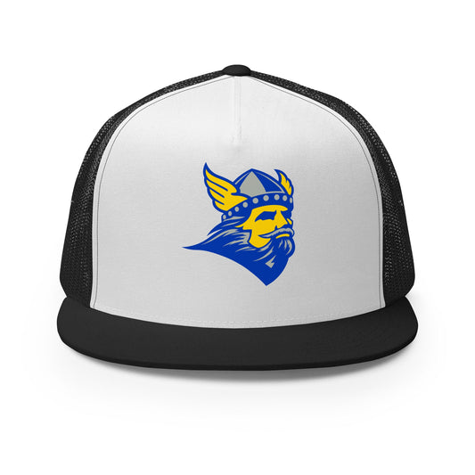Performance | 5 Panel Trucker Cap | Bethany Baseball | Crest Logo