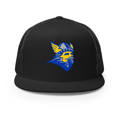 Performance | 5 Panel Trucker Cap | Bethany Baseball | Crest Logo