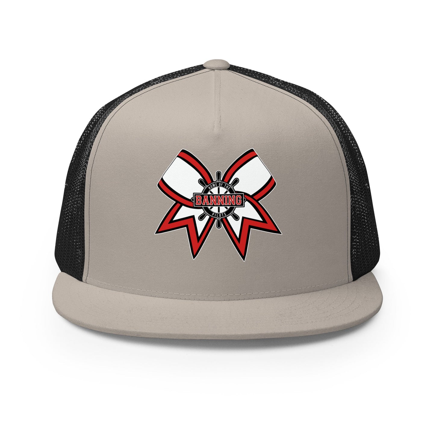 Performance | 5 Panel Trucker Cap | BHS Coed Cheer | Bow Logo