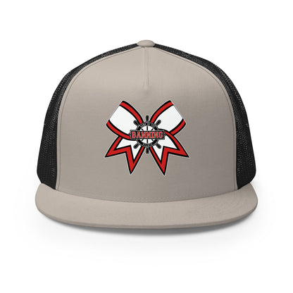 Performance | 5 Panel Trucker Cap | BHS Coed Cheer | Bow Logo