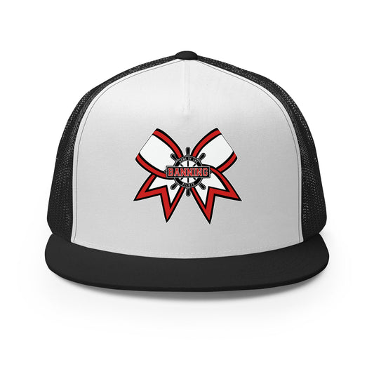 Performance | 5 Panel Trucker Cap | BHS Coed Cheer | Bow Logo