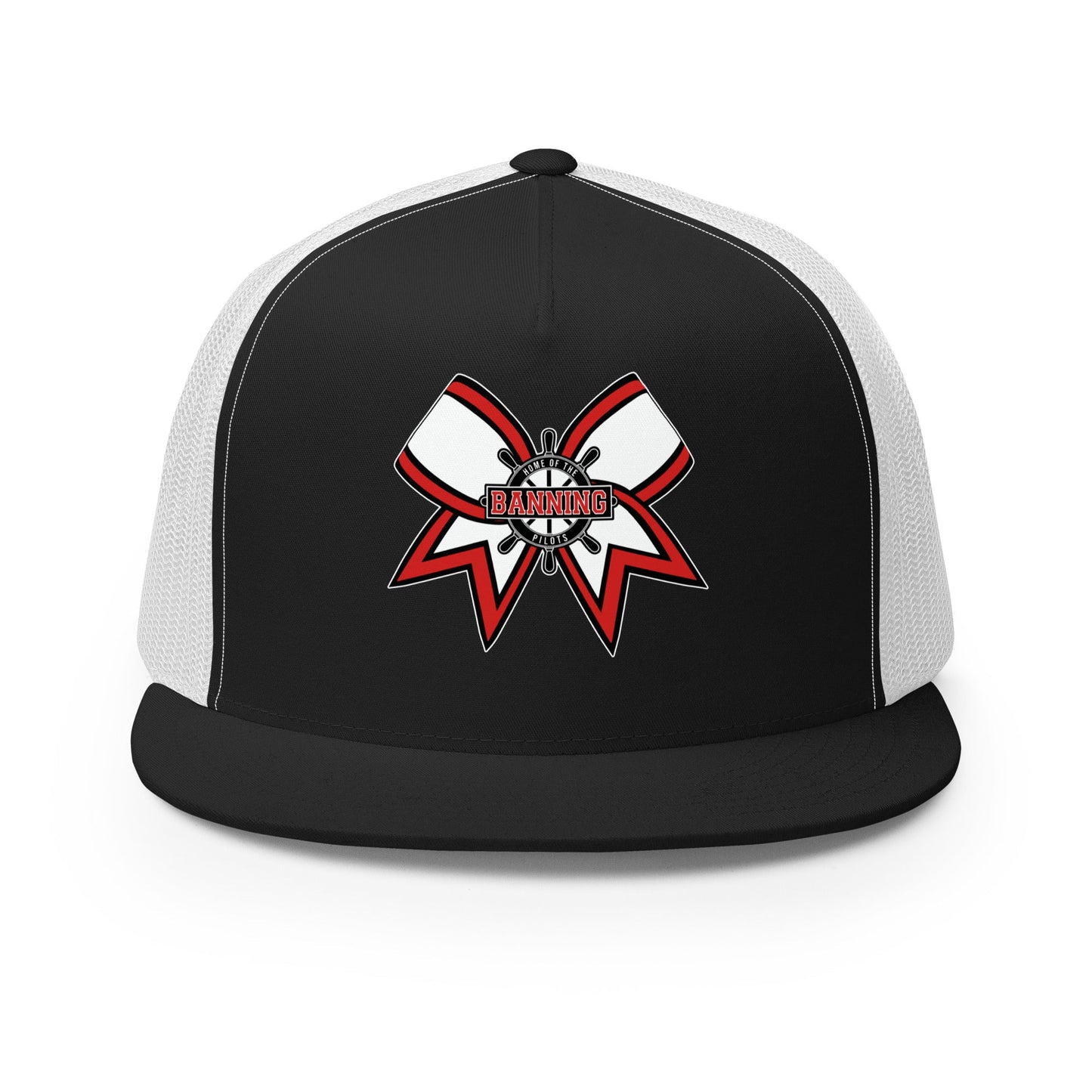 Performance | 5 Panel Trucker Cap | BHS Coed Cheer | Bow Logo