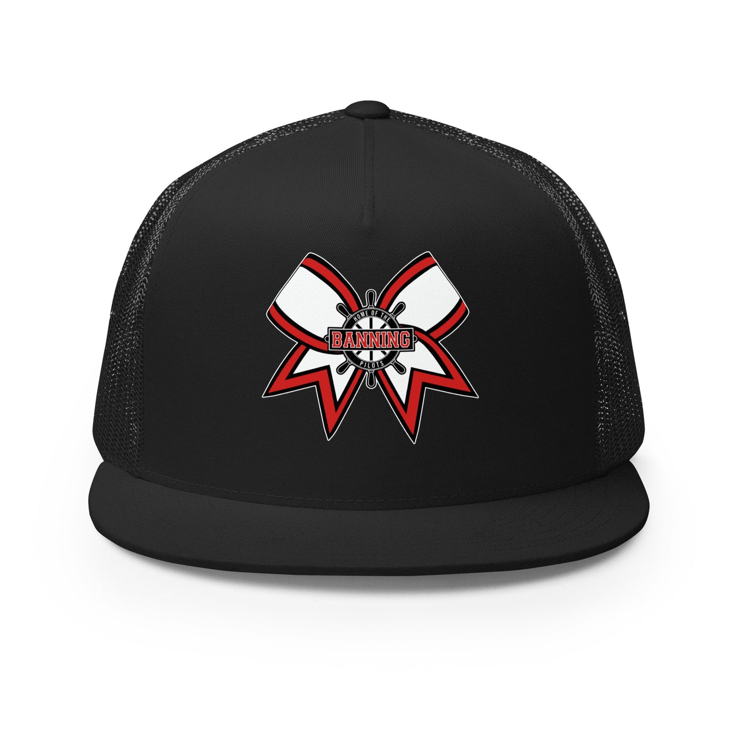 Performance | 5 Panel Trucker Cap | BHS Coed Cheer | Bow Logo