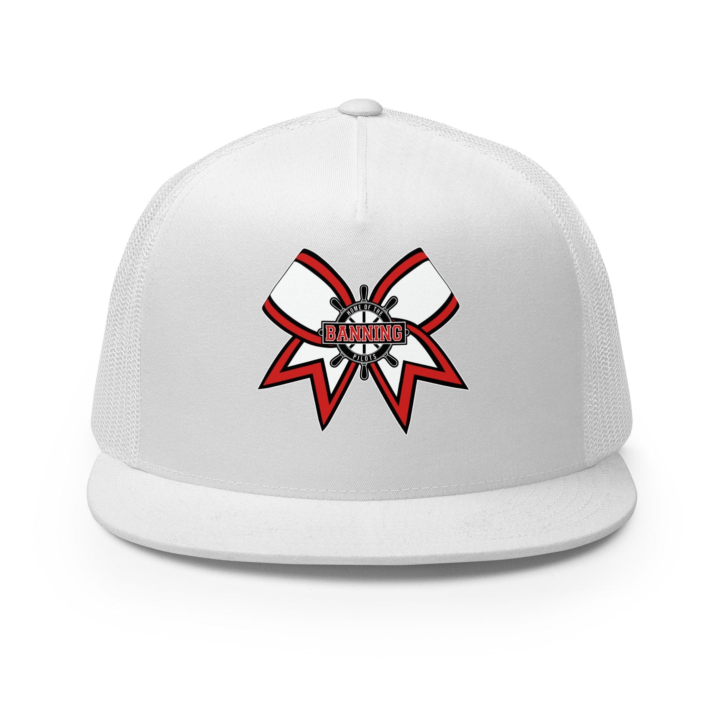 Performance | 5 Panel Trucker Cap | BHS Coed Cheer | Bow Logo