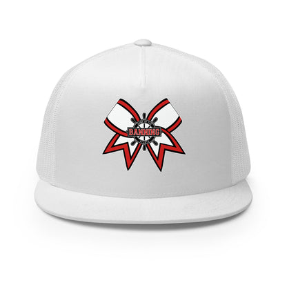Performance | 5 Panel Trucker Cap | BHS Coed Cheer | Bow Logo