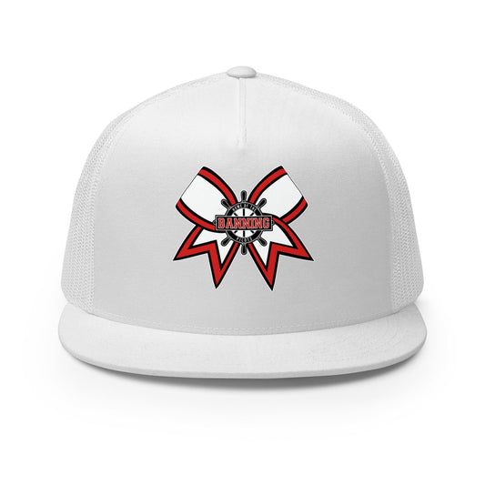 Performance | 5 Panel Trucker Cap | BHS Coed Cheer | Bow Logo