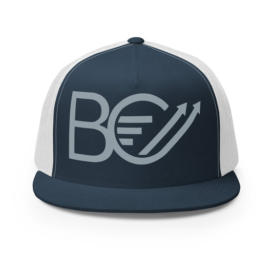 Performance | 5 Panel Trucker Cap | Bison Consulting | Vanguard Logo