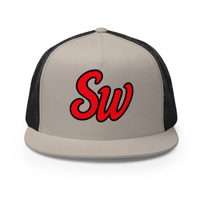 Performance | 5 Panel Trucker Cap | Bloodline Customs | Badge Logo