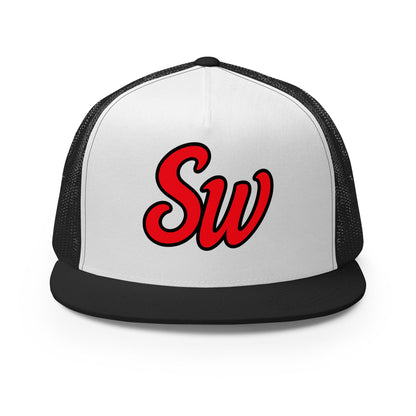 Performance | 5 Panel Trucker Cap | Bloodline Customs | Badge Logo