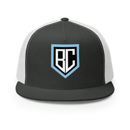 Performance | 5 Panel Trucker Cap | Blue Collar Softball 2034 | Emblem Logo