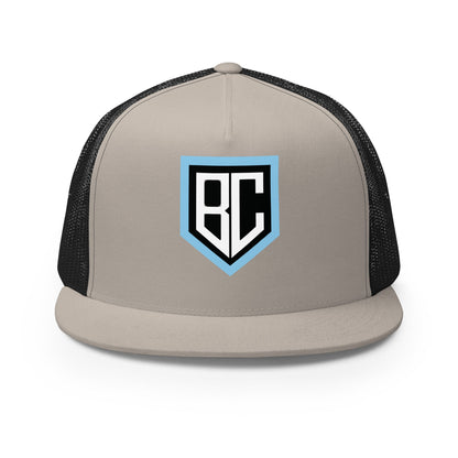 Performance | 5 Panel Trucker Cap | Blue Collar Softball 2034 | Emblem Logo