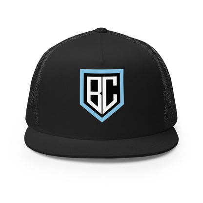 Performance | 5 Panel Trucker Cap | Blue Collar Softball 2034 | Emblem Logo