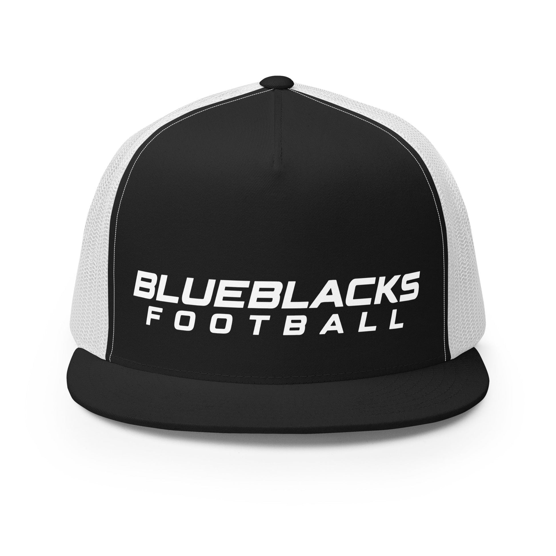 Performance | 5 Panel Trucker Cap | Blueblacks Football Club | Modern Script Logo