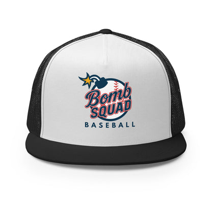 Performance | 5 Panel Trucker Cap | Bomb Squad Baseball | Alt Logo